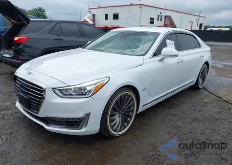 2019 Genesis G90 3.3T Premium from USA, damaged, VIN KMTF34JA5KU058697